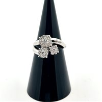 Anello Recarlo Donna Trilogy in Oro Diamante 0.93 Ct XD242/070 - XD242/070